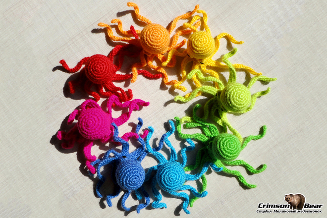 Цветные осьминоги