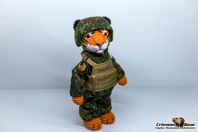 Тигр в военной форме