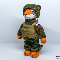 Тигр в военной форме